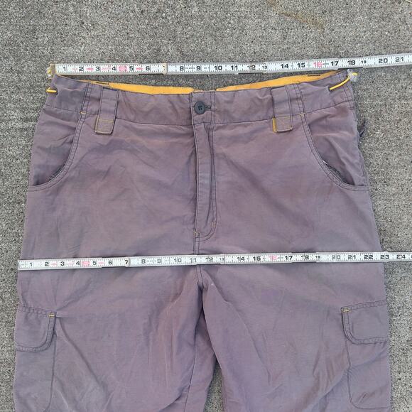 Y2K No Boundaries Swim Trunks Purple Cargo Board Shorts | Size 36 - Picture 3 of 9